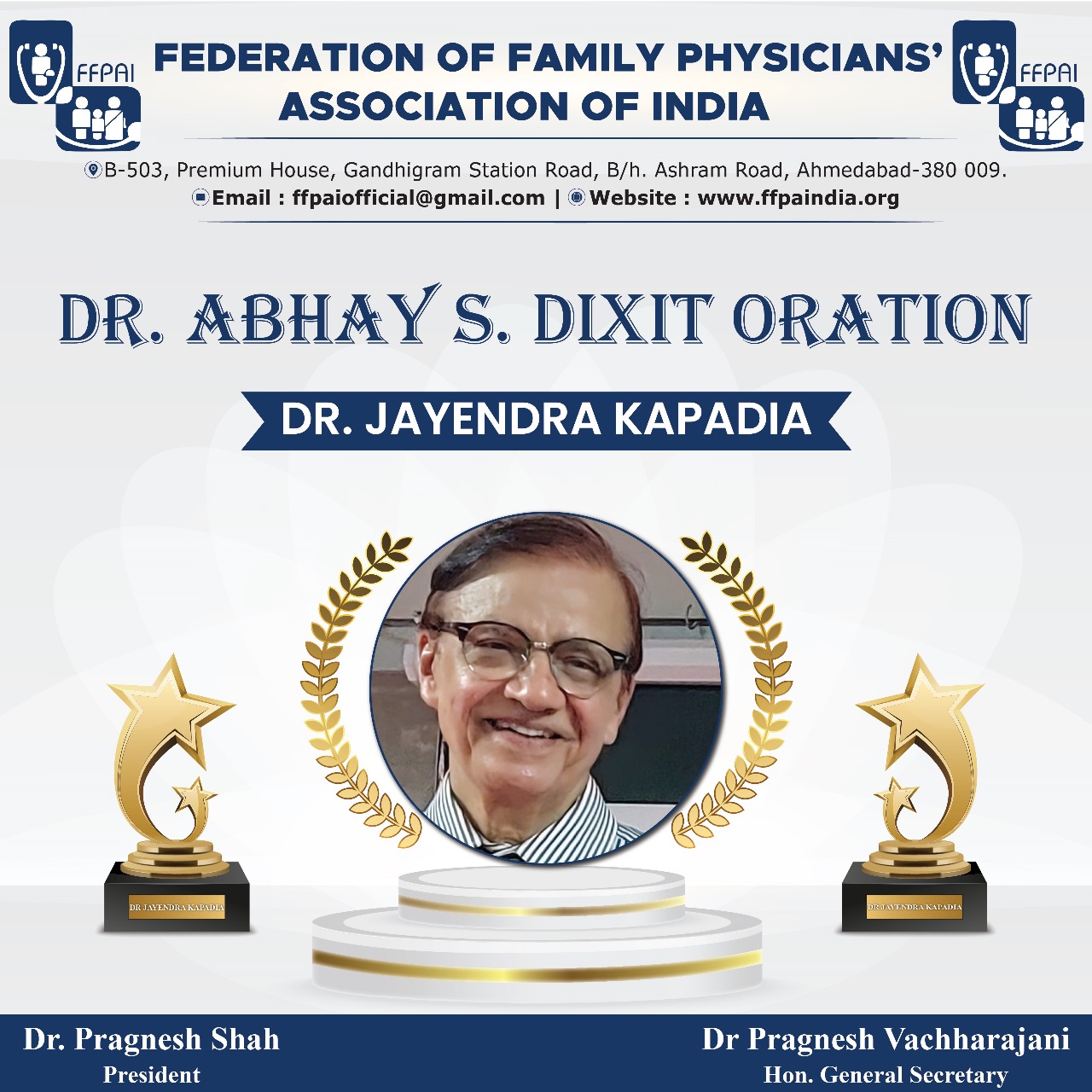 Dr. Abhay Dixit FFPAI Annual Oration